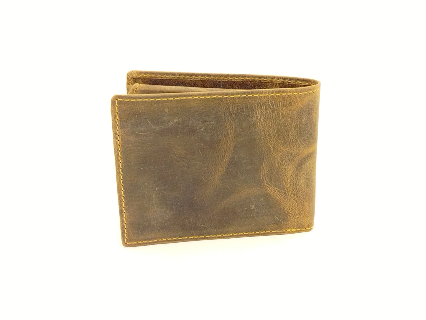 Vintage Leder Scheintasche Hirsch Prägung Lederbörse Herrenbörse