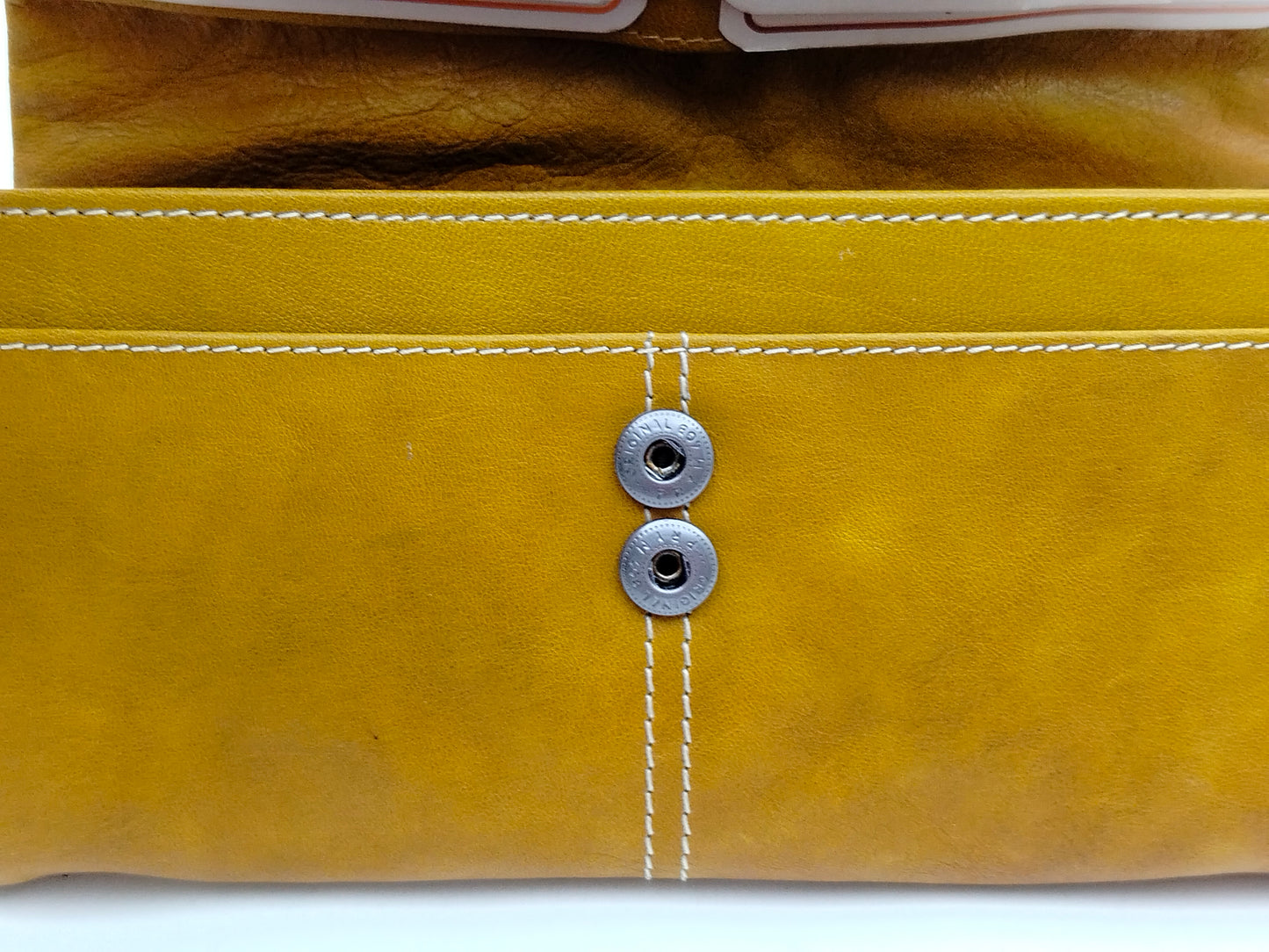 Greenburry Tumble Nappa gr. Damenbörse smoky yellow