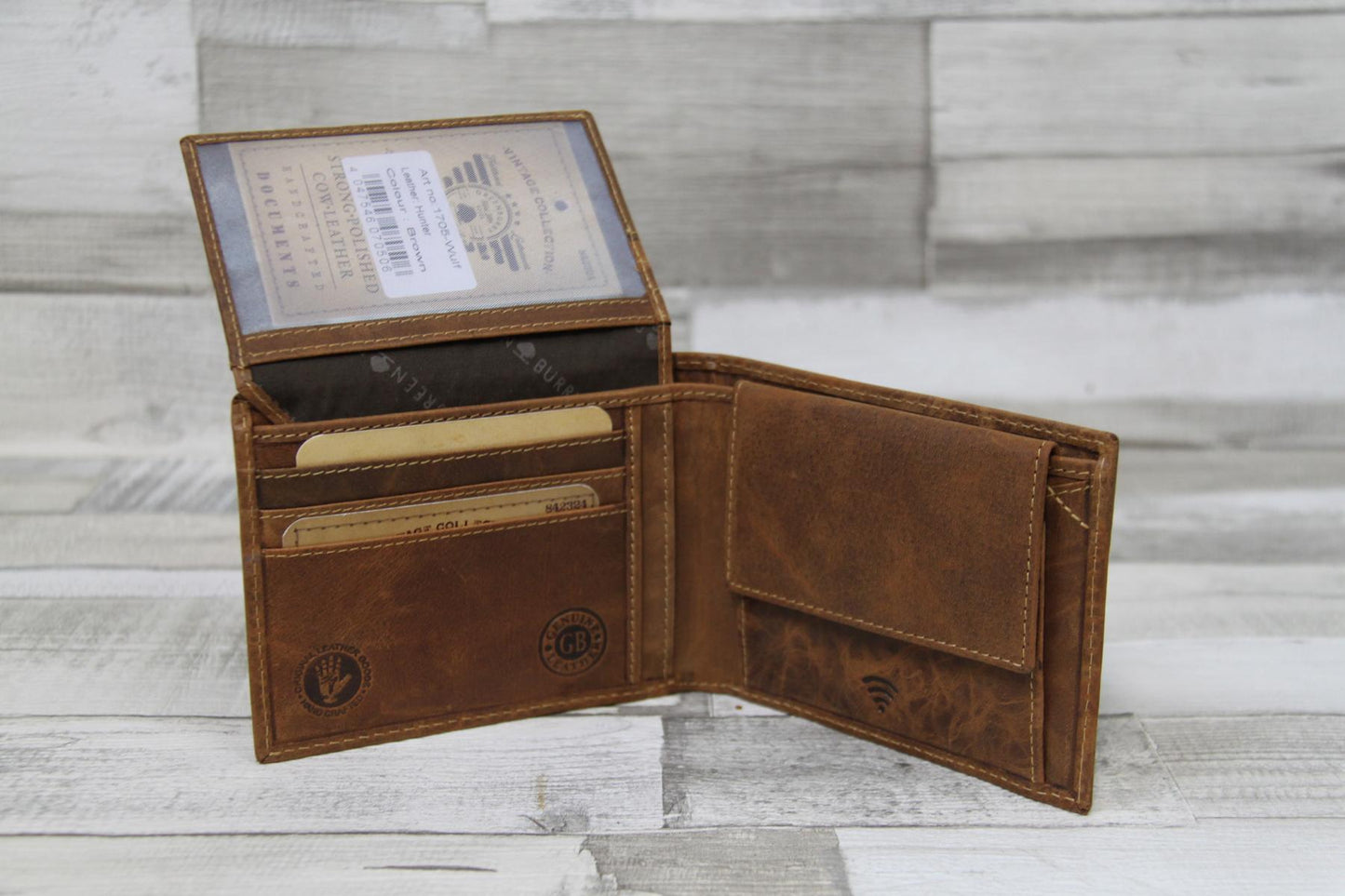 Greenburry Vintage Scheintasche 2tlg. Wolf-Motiv