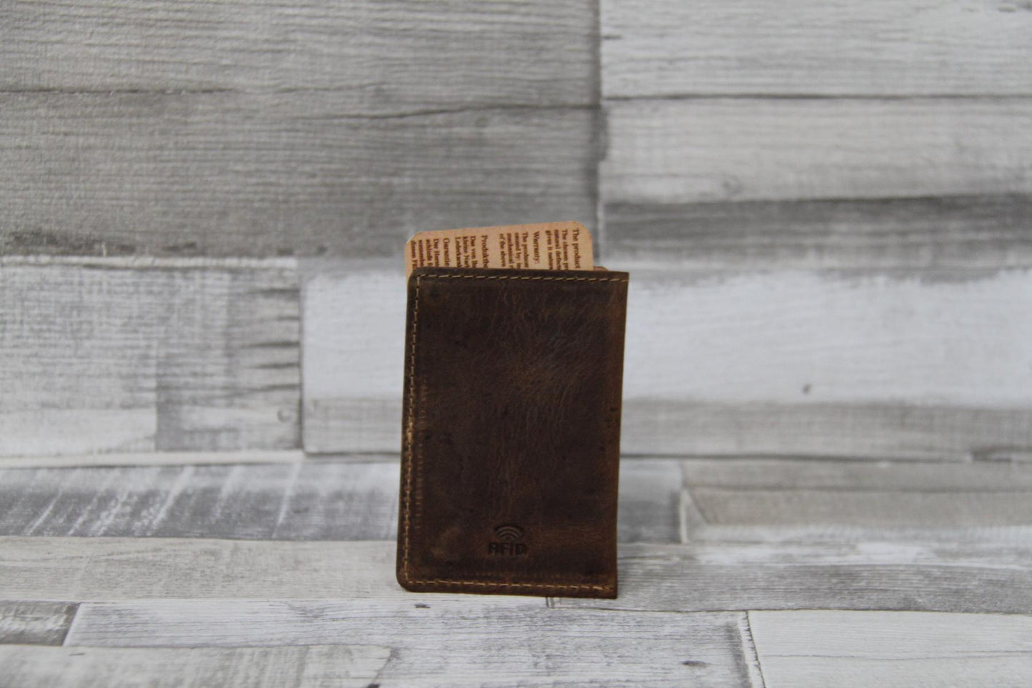Vintage RFID Kartenhülle Leder