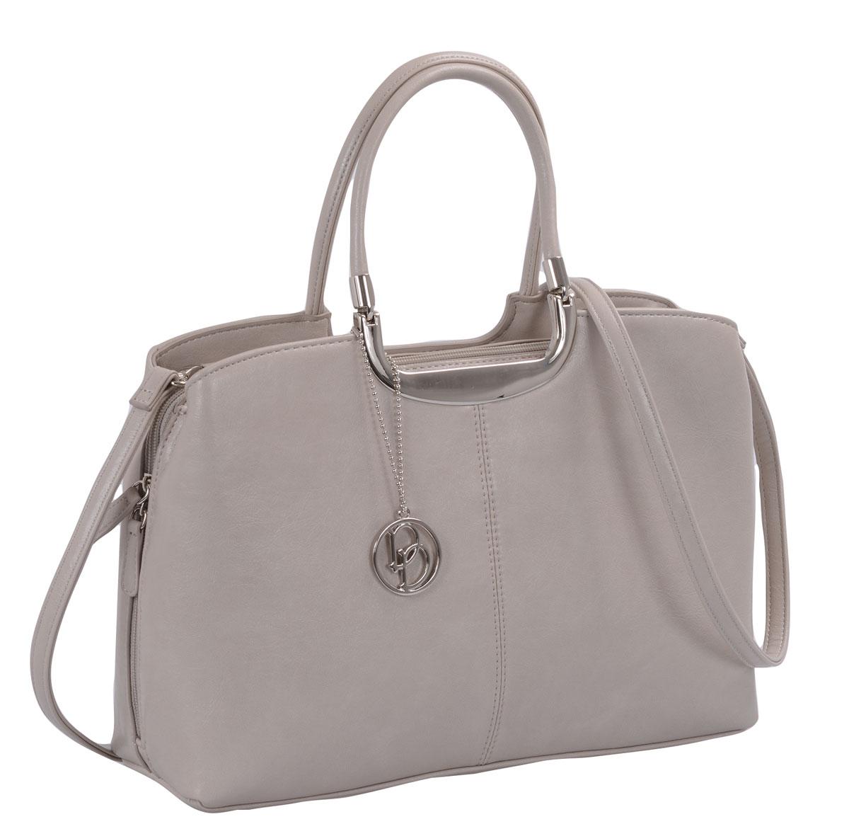 Daniele Donate Handtasche Kurzgrifftasche beige