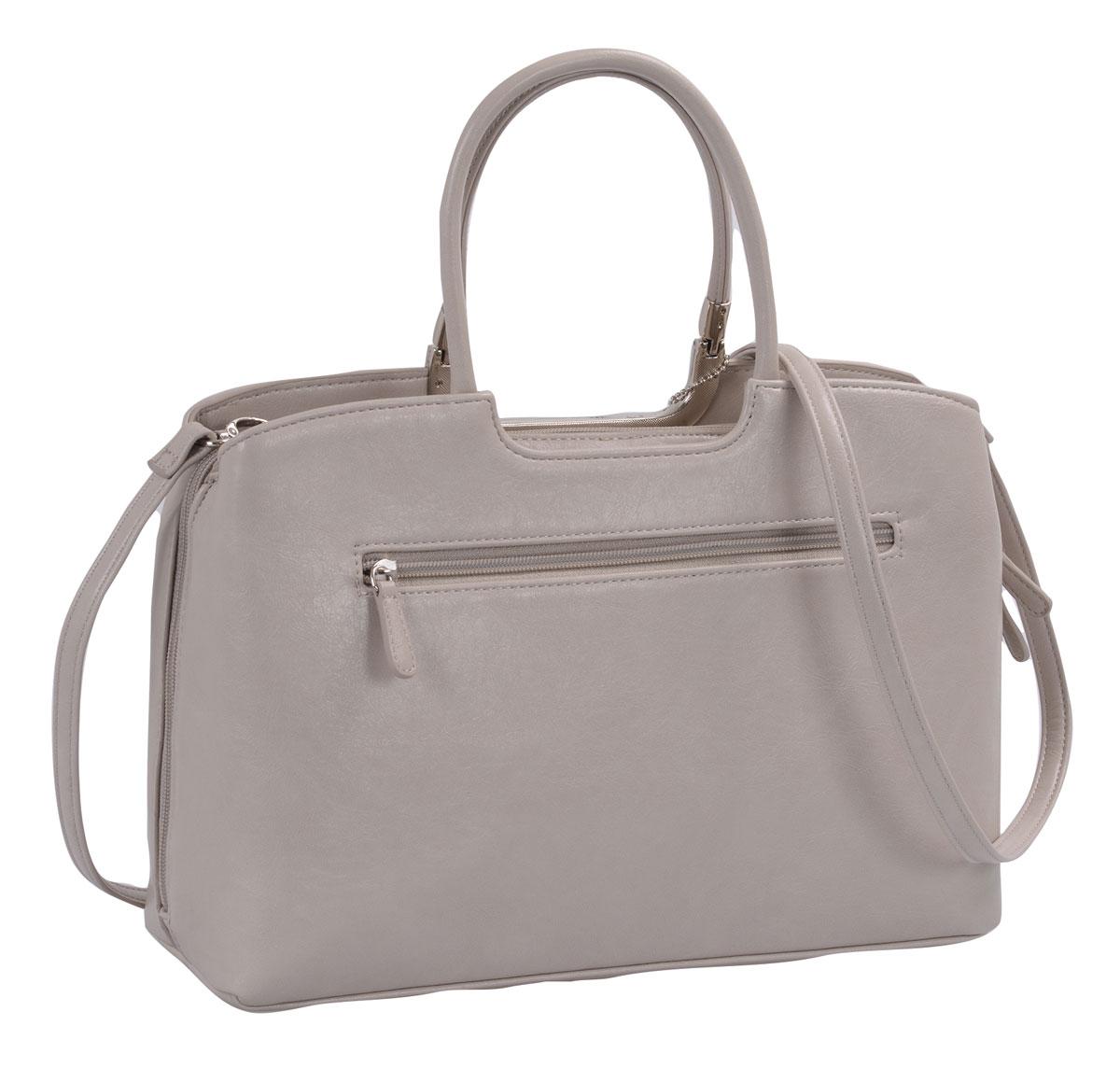 Daniele Donate Handtasche Kurzgrifftasche beige