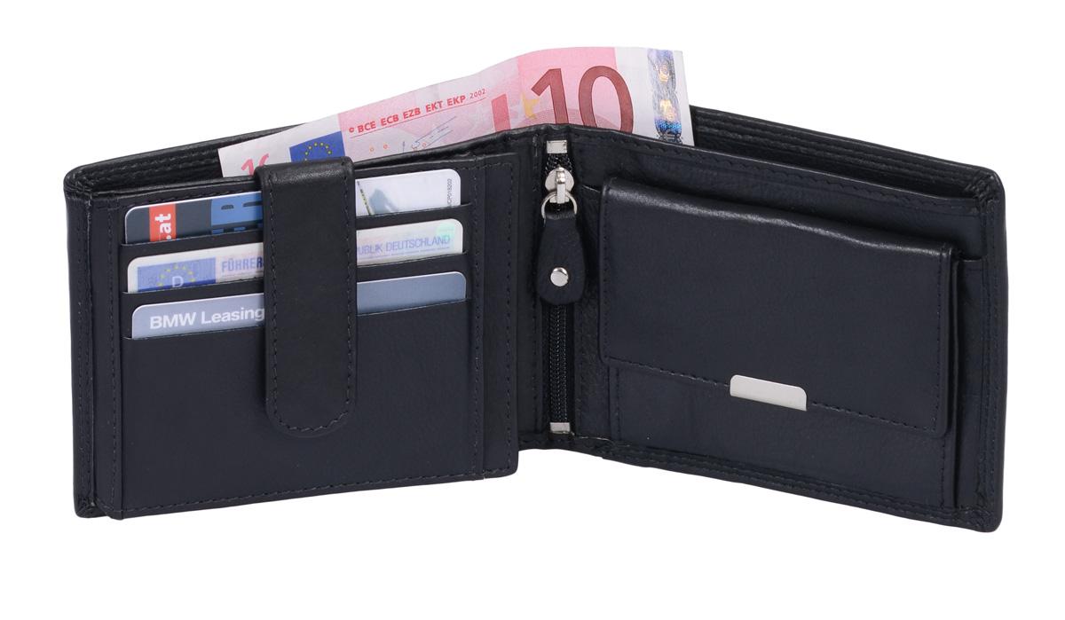SN Scheintasche LOUANA, schwarz  12x10x2cm