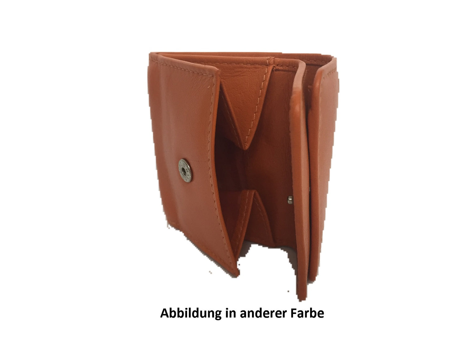 hellgrüne schöne Damenminibörse, Leder