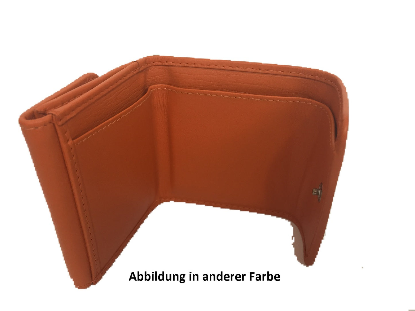 pinkene Lederminiböse, extra kleine Damenbörse, Handbörse