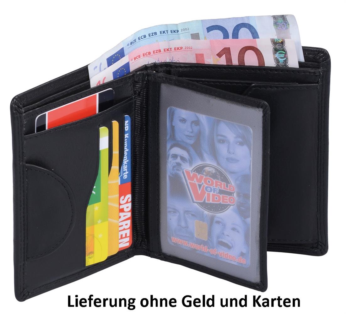 CM Herrenbörse hochformat 1 Klappe, schwarz