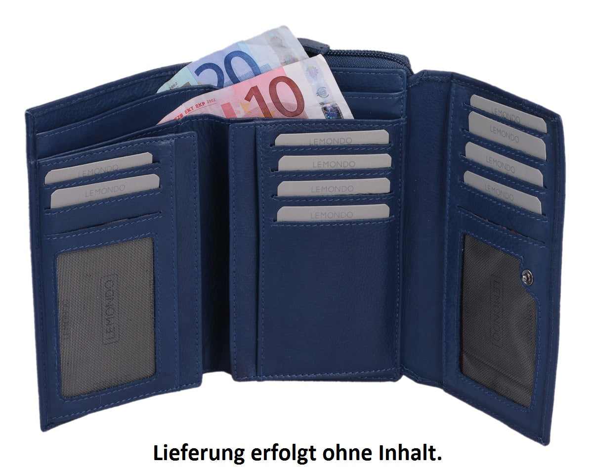 Wortmann' Damenlangbörse, LEMONDO d.blau