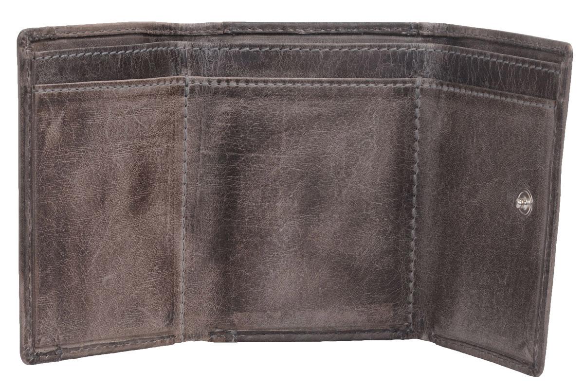 Echtleder Minibörse, taupe