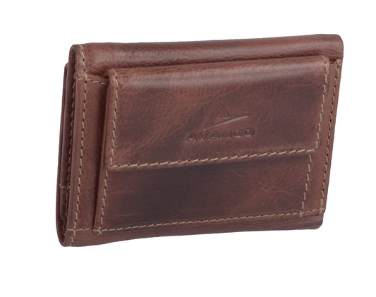 Leder Minibörse, braun