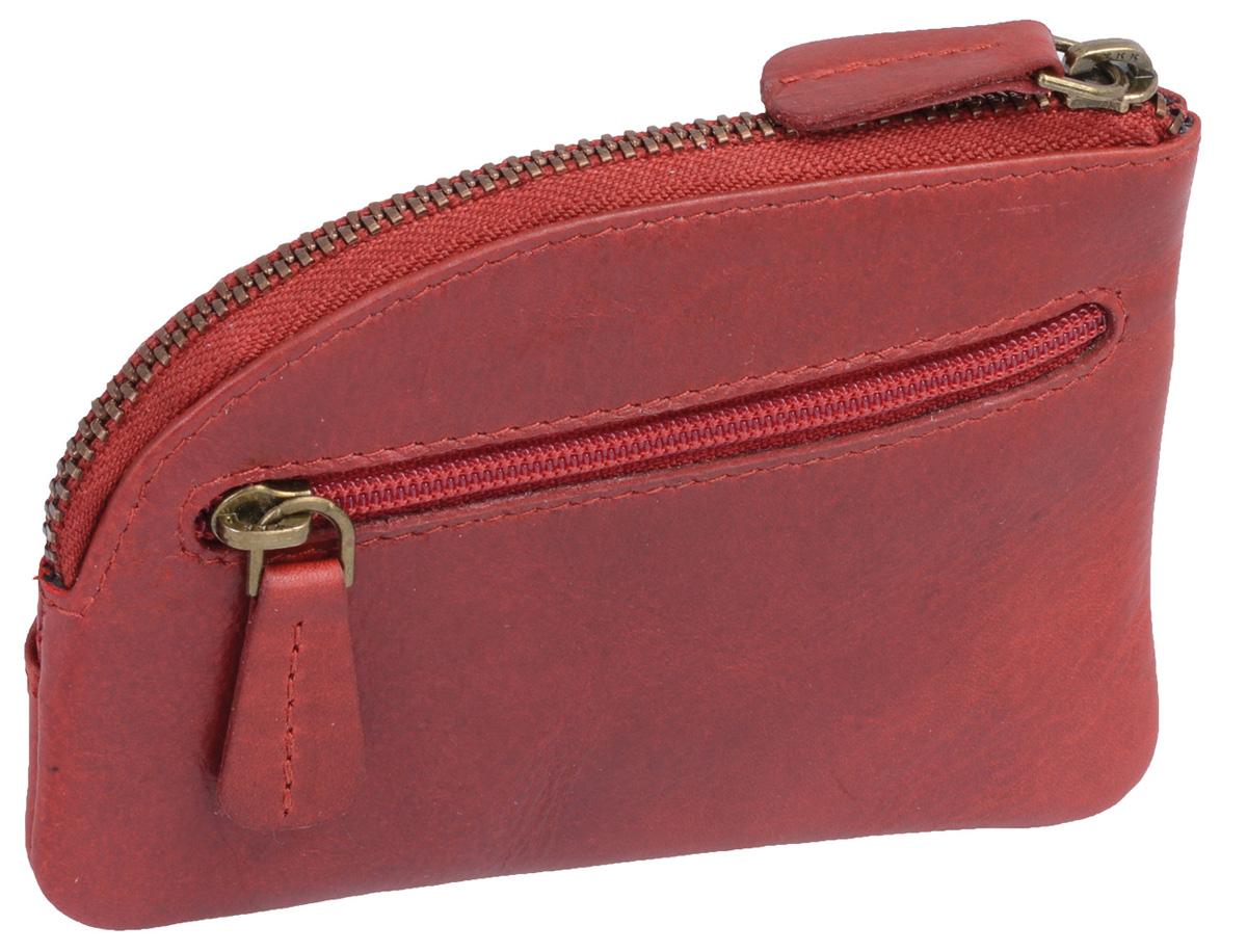 Schlüsseltasche Echtleder Rot – extra großes Schlüsselmäppchen