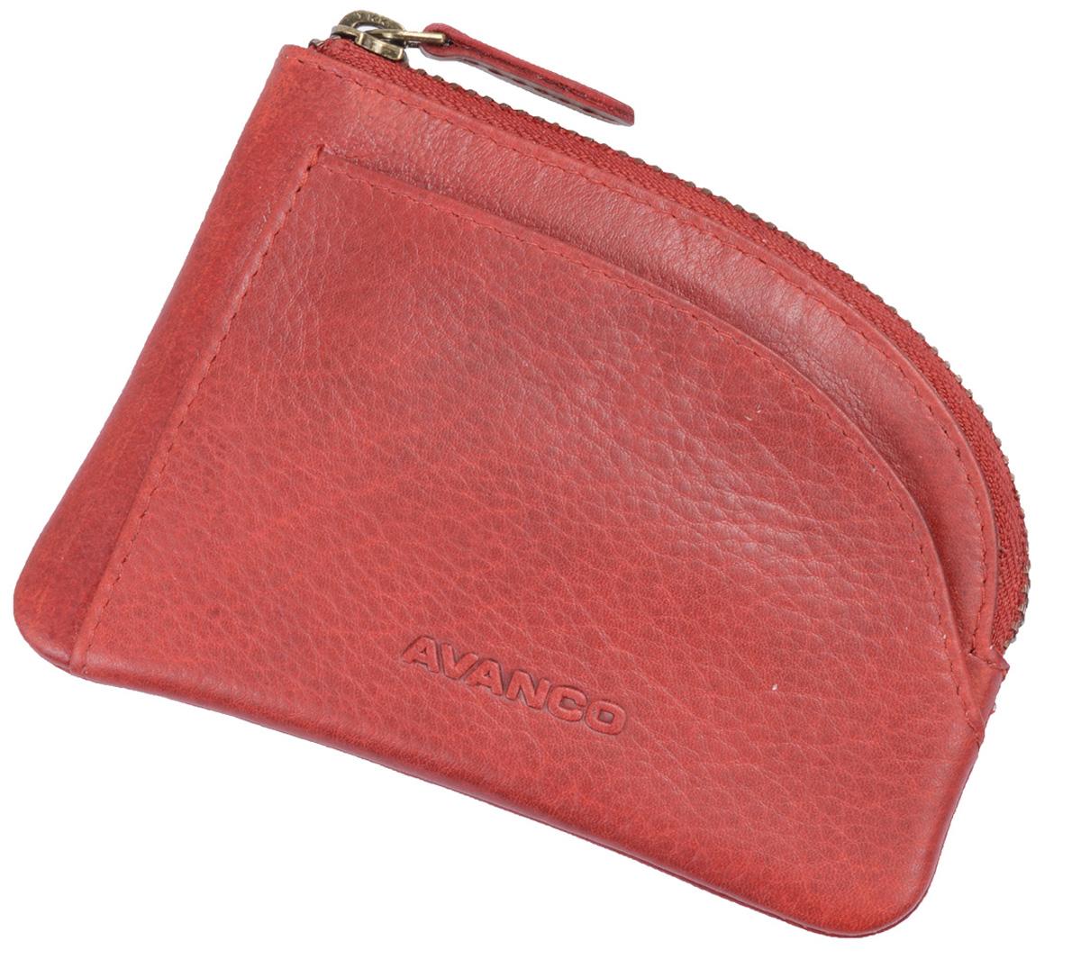 Schlüsseltasche Echtleder Rot – extra großes Schlüsselmäppchen