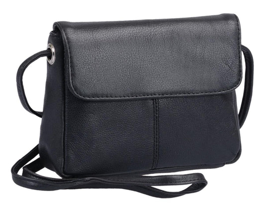 Ledertasche LOUANA, schwarz