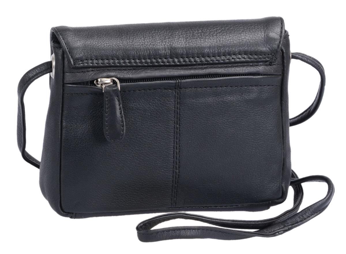 Ledertasche LOUANA, schwarz