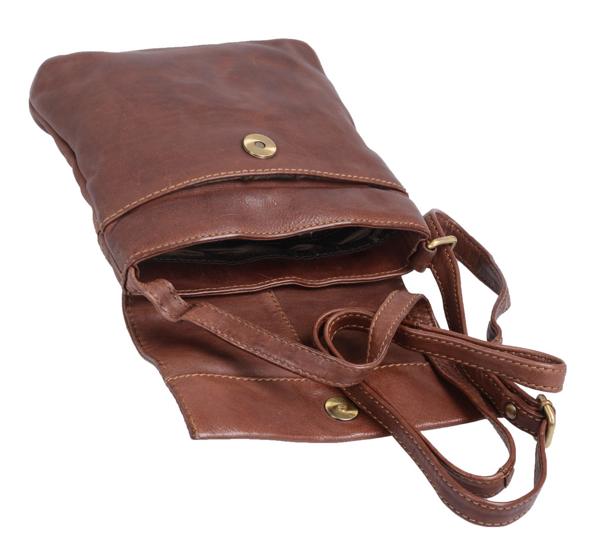 Handtasche Leder weich Damentasche, braun