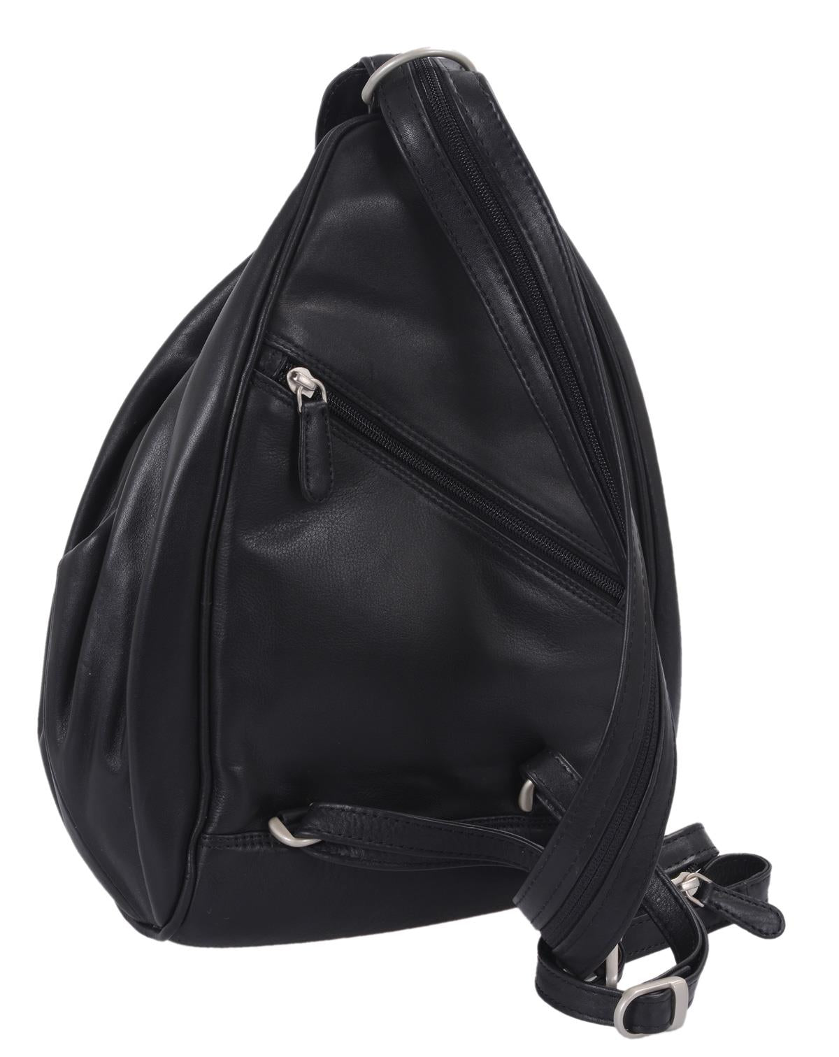 Wortmann' Rucksack Luana, schw., LEDER