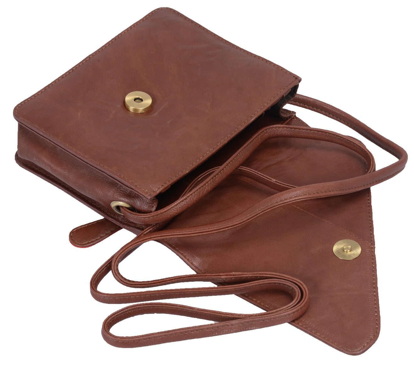 Handtasche Leder weich Damentasche, braun