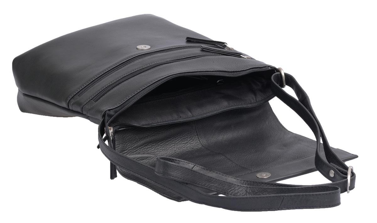 Damen Handtasche schwarz aus Leder – Wortmann Louana