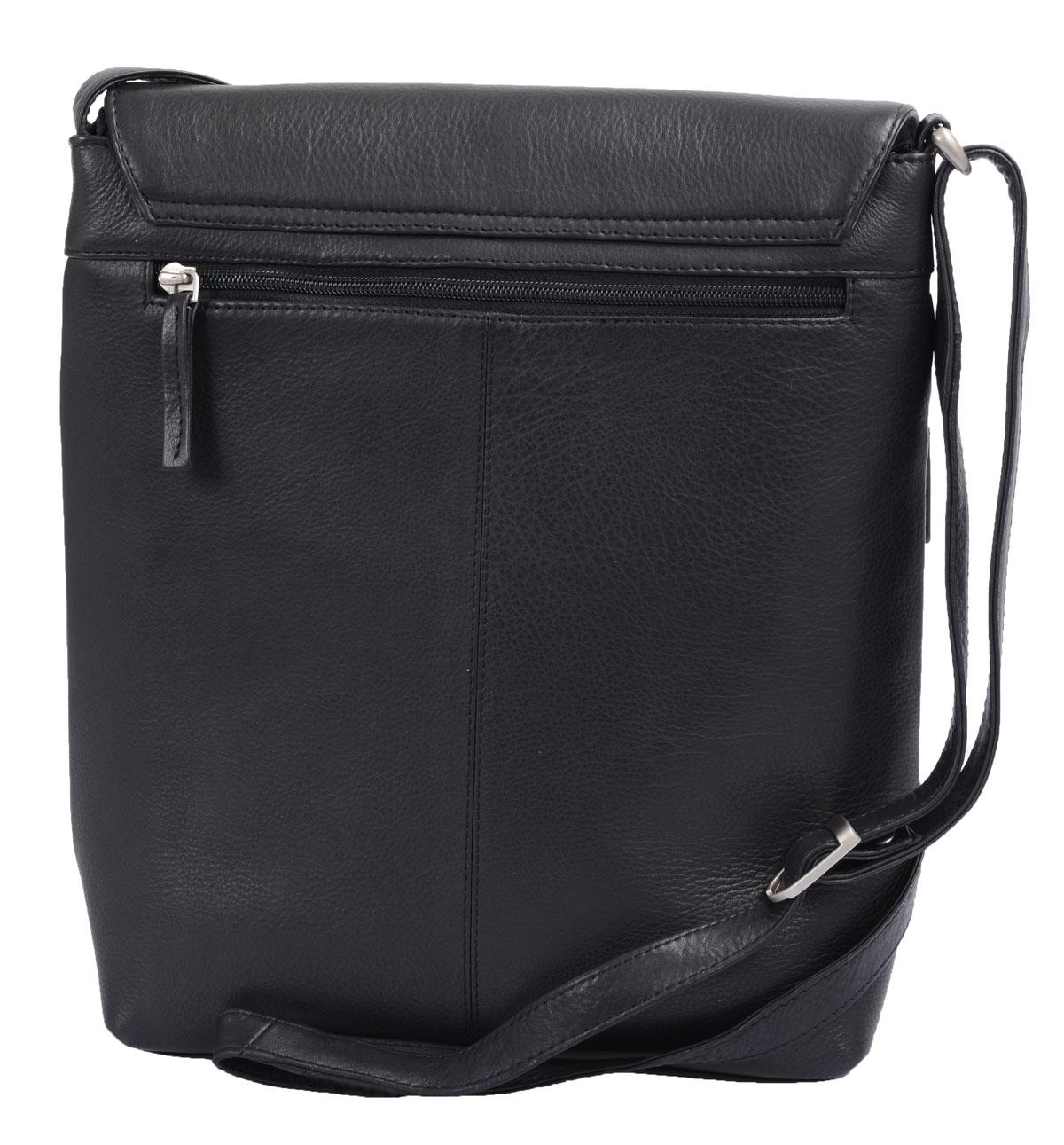 Damen Handtasche schwarz aus Leder – Wortmann Louana