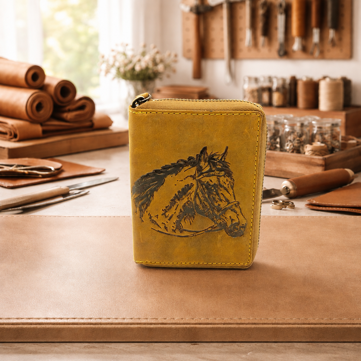 Vintage RV- Kombibörse Horse Leder