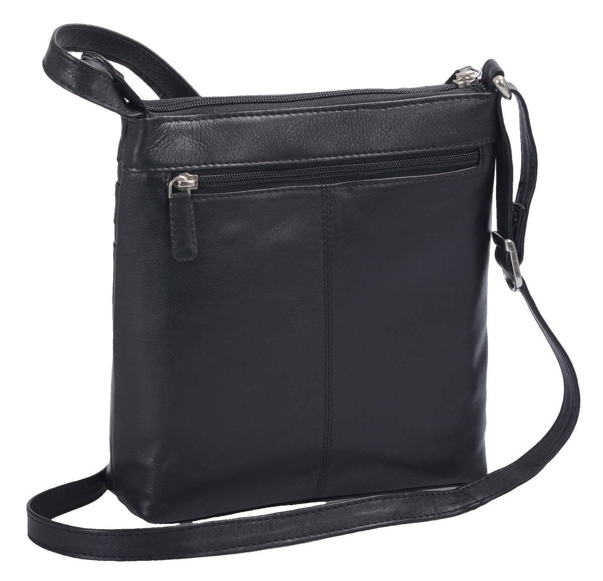 Wortmann' RV-Ledertasche hochf., mittel, langer Henkel