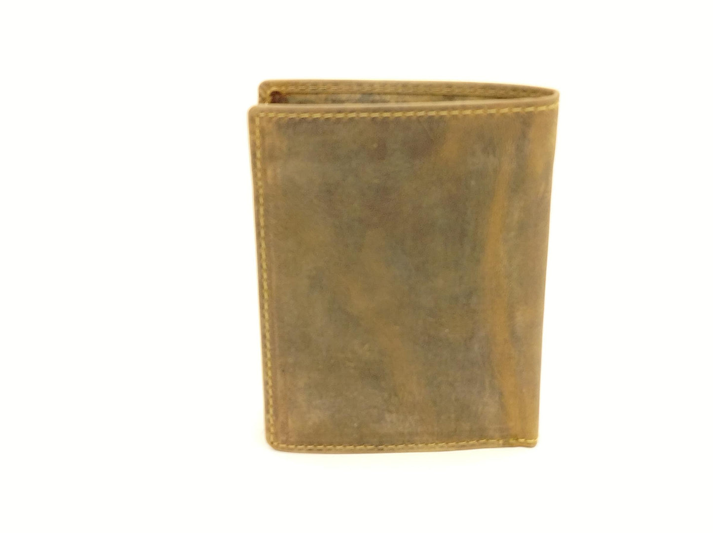 Greenburry Leder Geldbörse Wildschein braun – Vintage Herren Portemonnaie