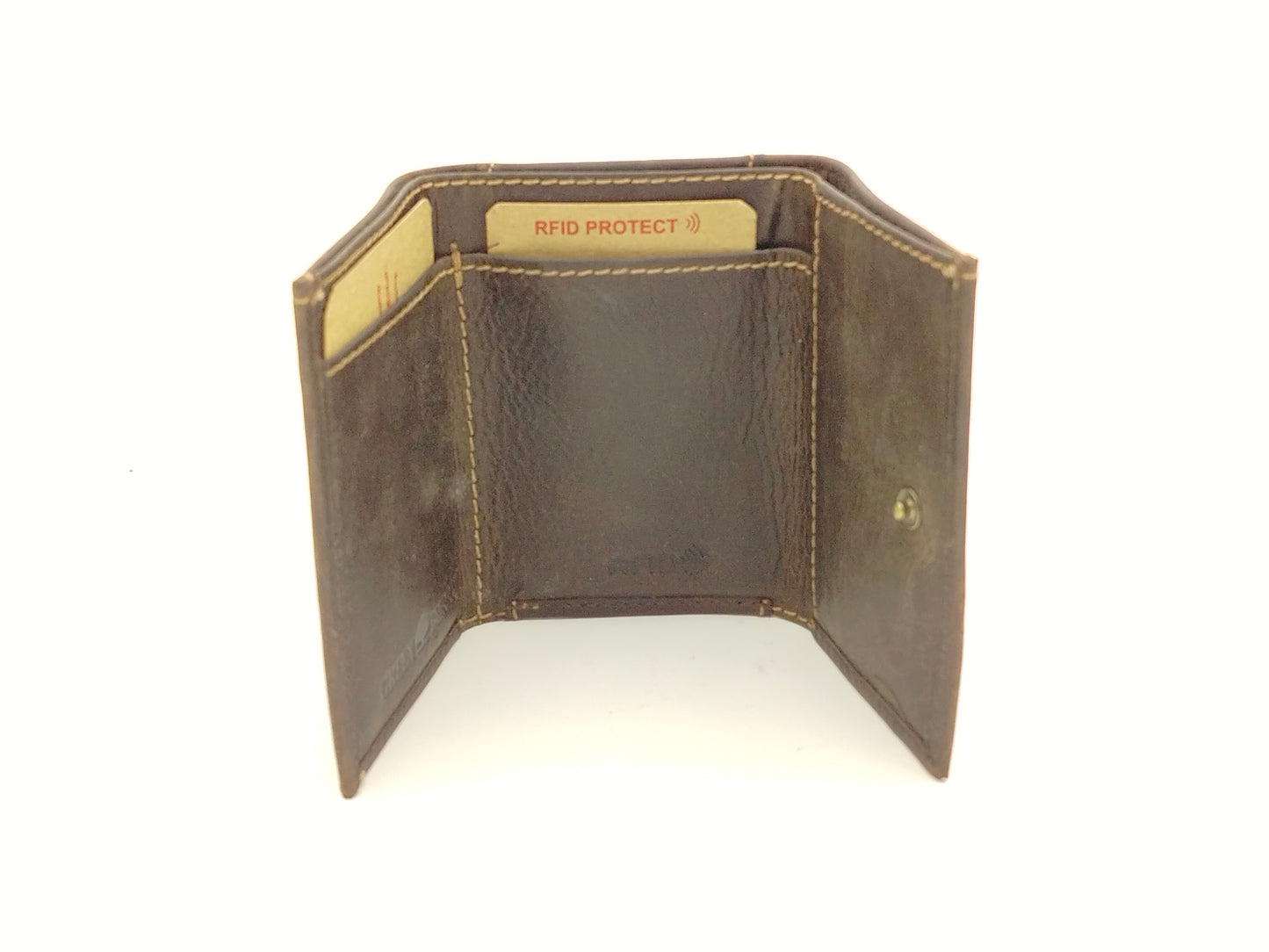 Tornado Minibörse RFID teak brown