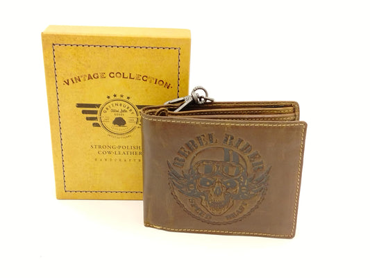Rebel Rider Biker Scheintasche Kette Leder