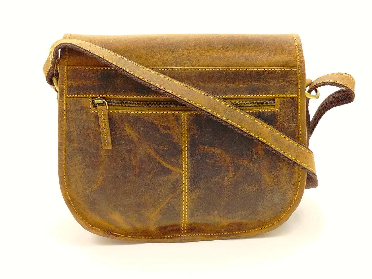 Umhängetasche Fettleder Vintage – Ledertasche für Damen & Herren