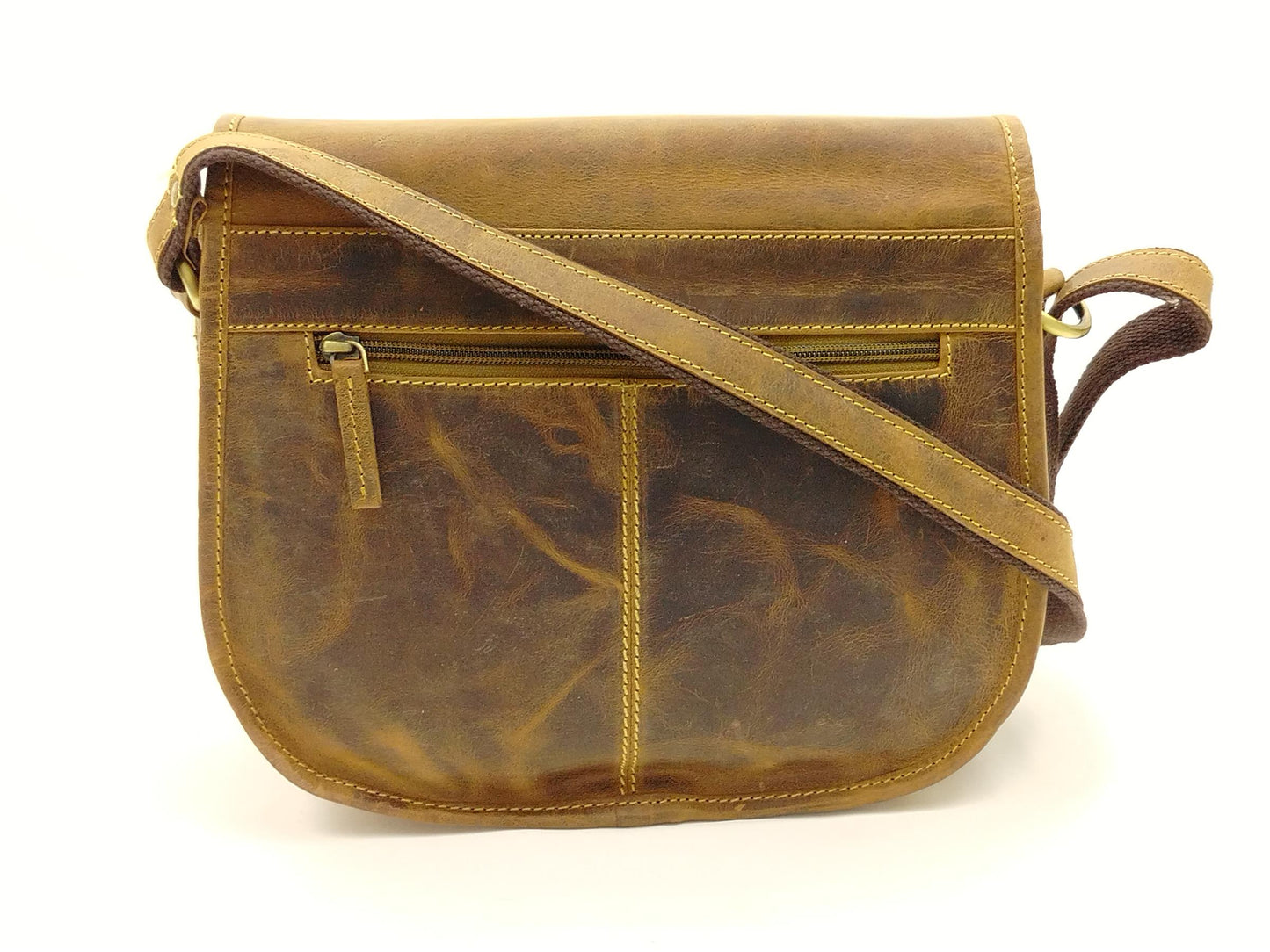 Umhängetasche Fettleder Vintage – Ledertasche für Damen & Herren