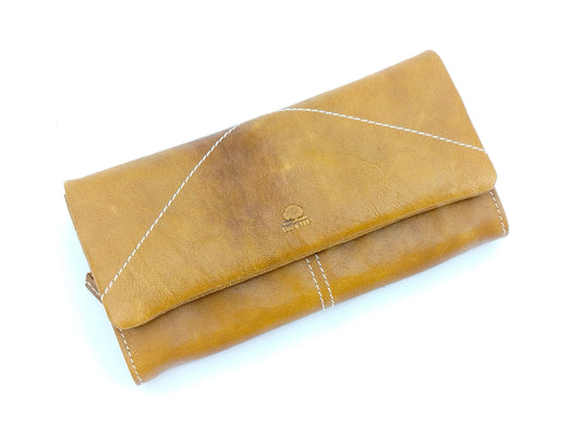 Greenburry Tumble Nappa gr. Damenbörse smoky yellow