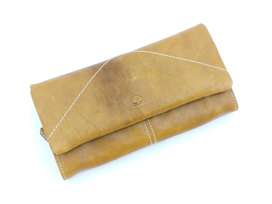 Greenburry Tumble Nappa gr. Damenbörse smoky yellow