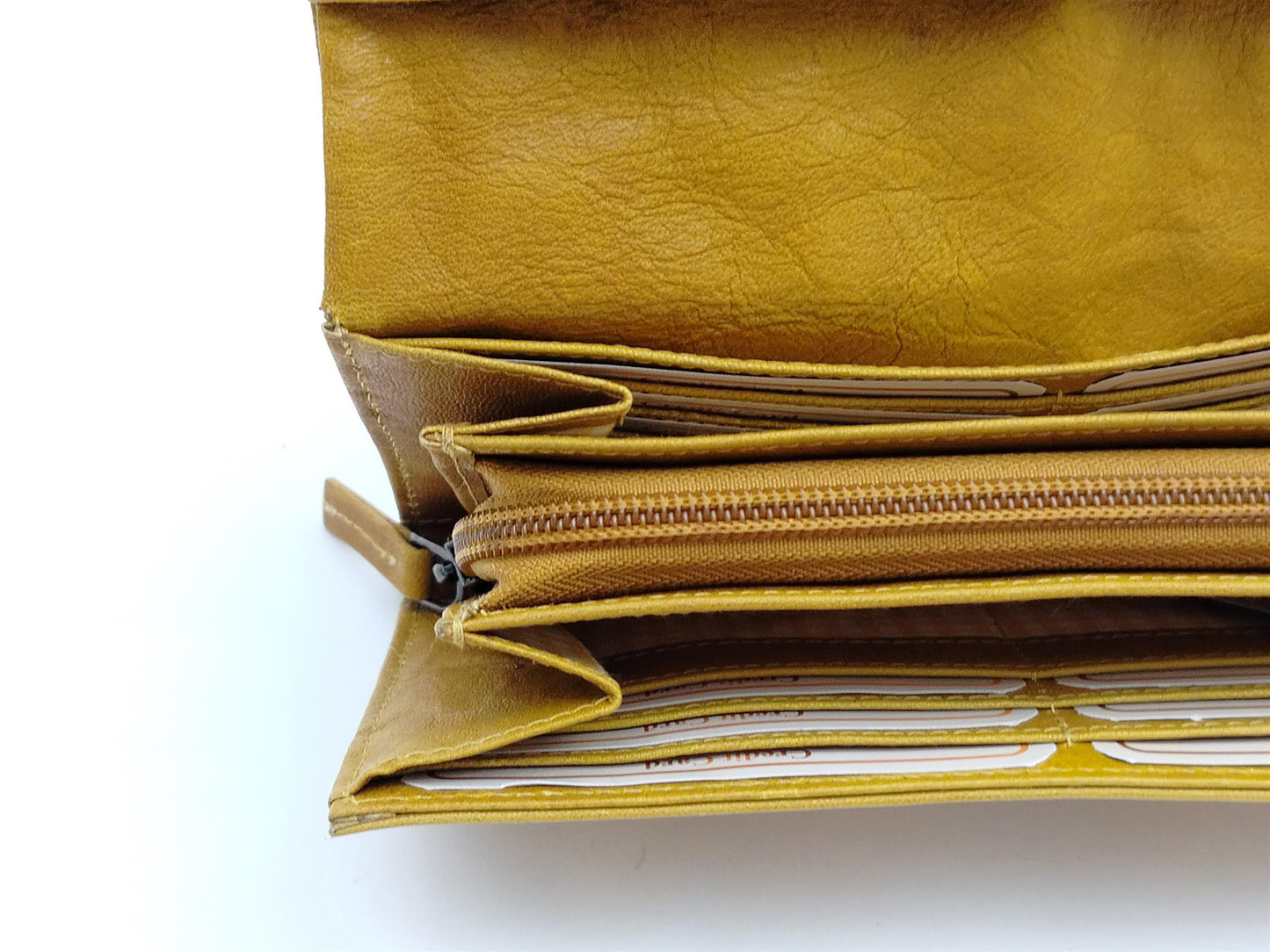 Greenburry Tumble Nappa gr. Damenbörse smoky yellow