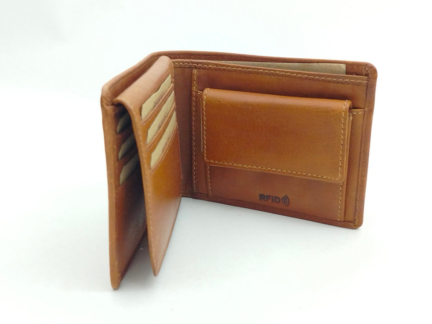 Tornado Herren-Scheintasche 2.tlg. RFID peanut brown