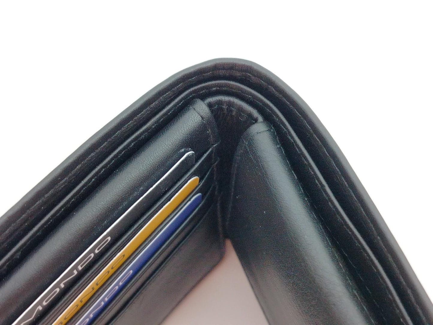 Lemondo Herrenbörse Leder schwarz mit RFID Schutz