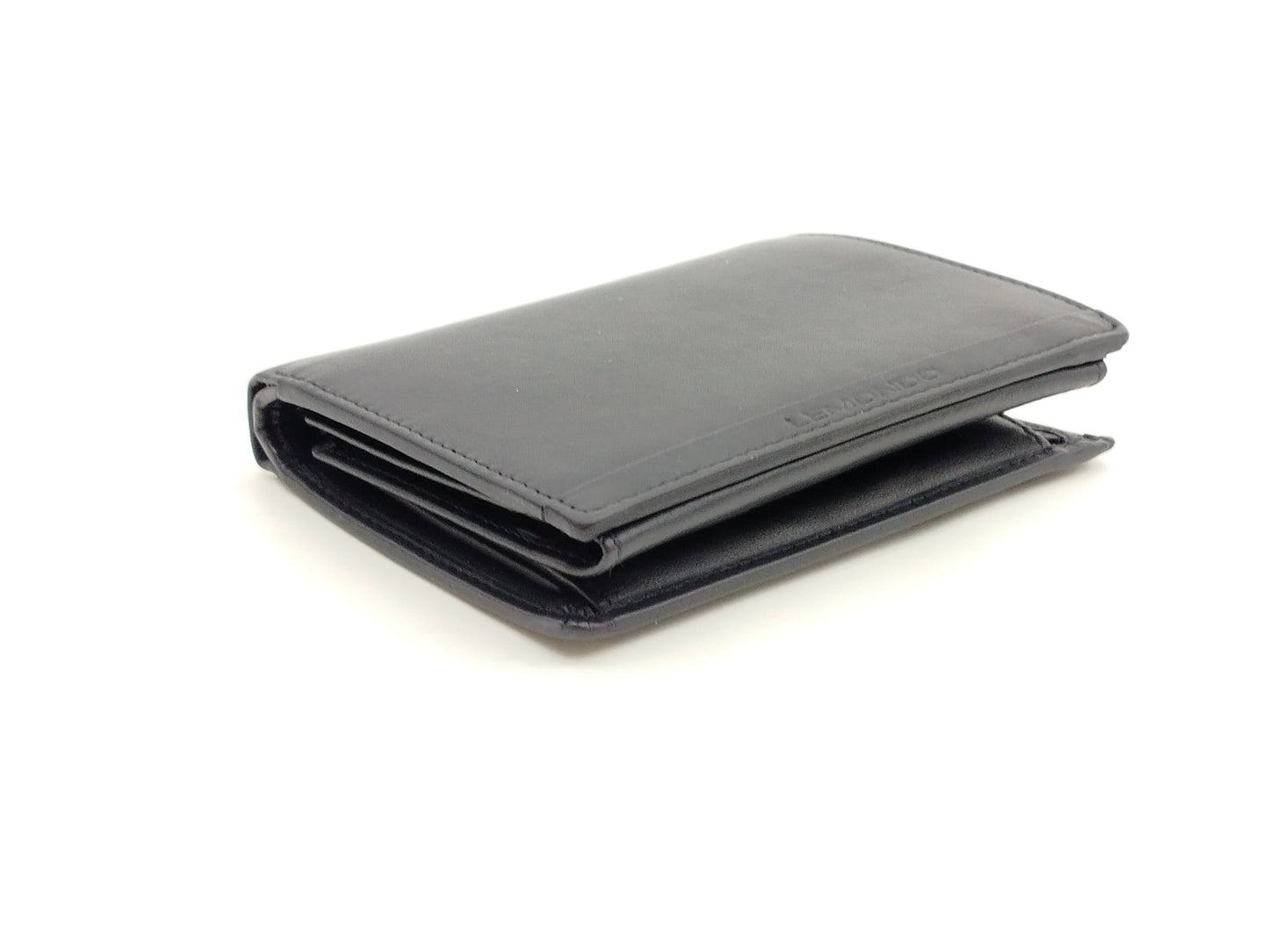 Herren Geldbörse Kombibörse Leder schwarz – Hochformat & RFID