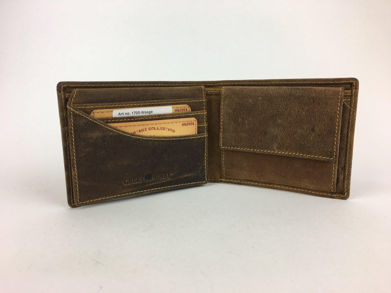 Waage Sternzeichen Lederbörse Brieftasche braun Lederbörse Sternzeichenbörse