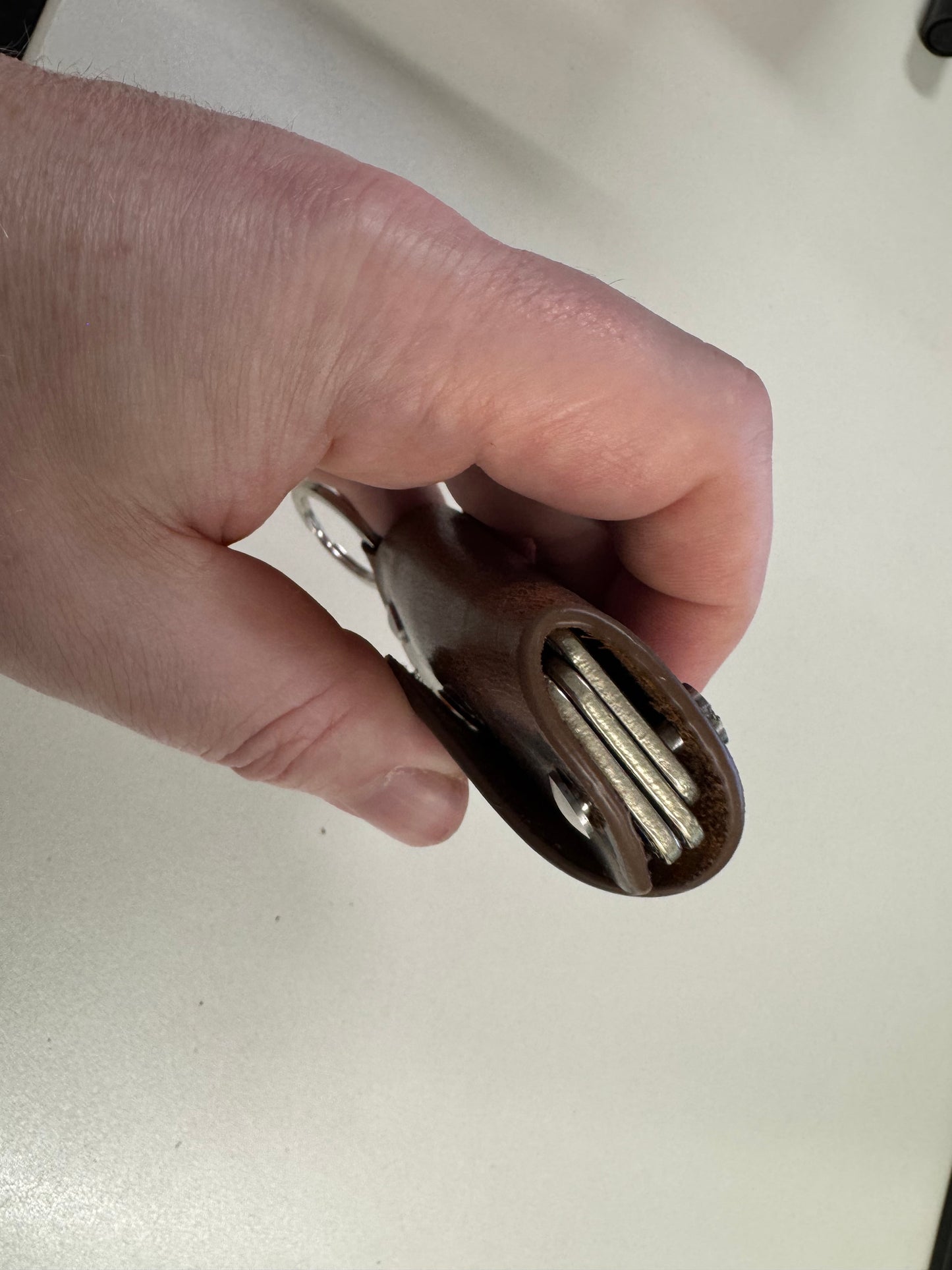 Vintage Leder Schlüsselanhänger – für einzelne Schlüssel