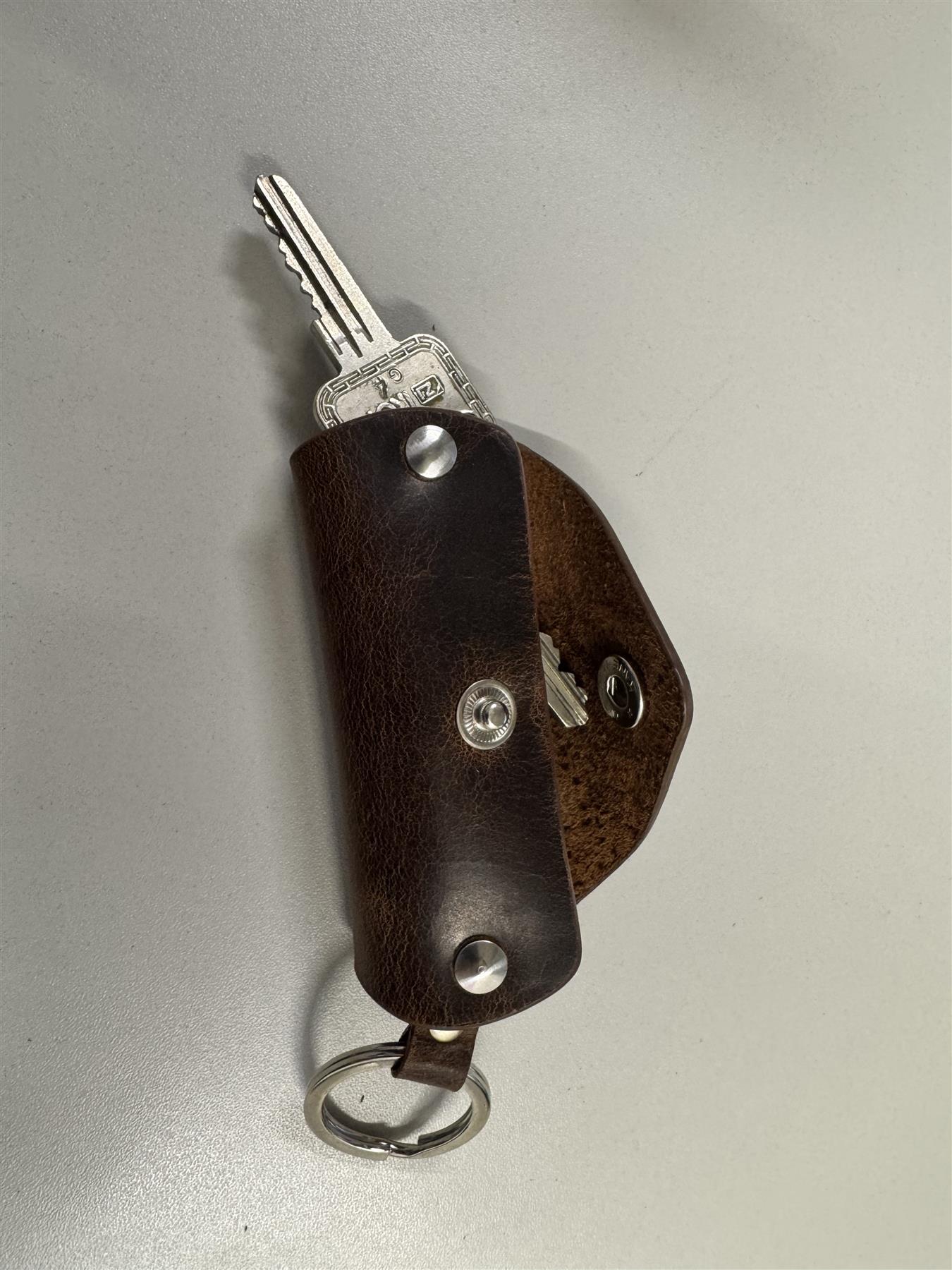 Vintage Leder Schlüsselanhänger – für einzelne Schlüssel