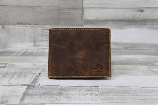 Greenburry Vintage RFID Scheintasche flach brown