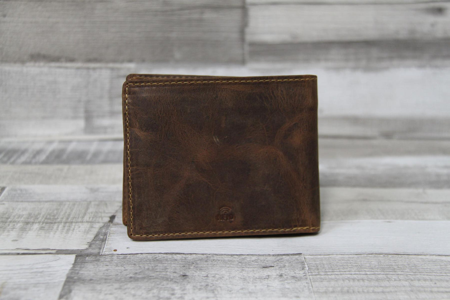 Greenburry Vintage RFID Scheintasche flach brown