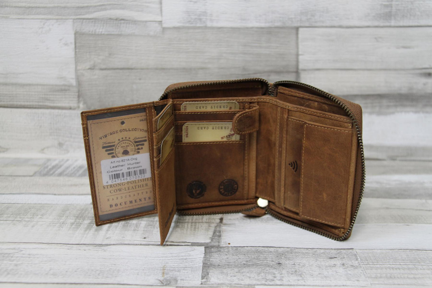 Vintage RV- Kombibörse Dog Leder