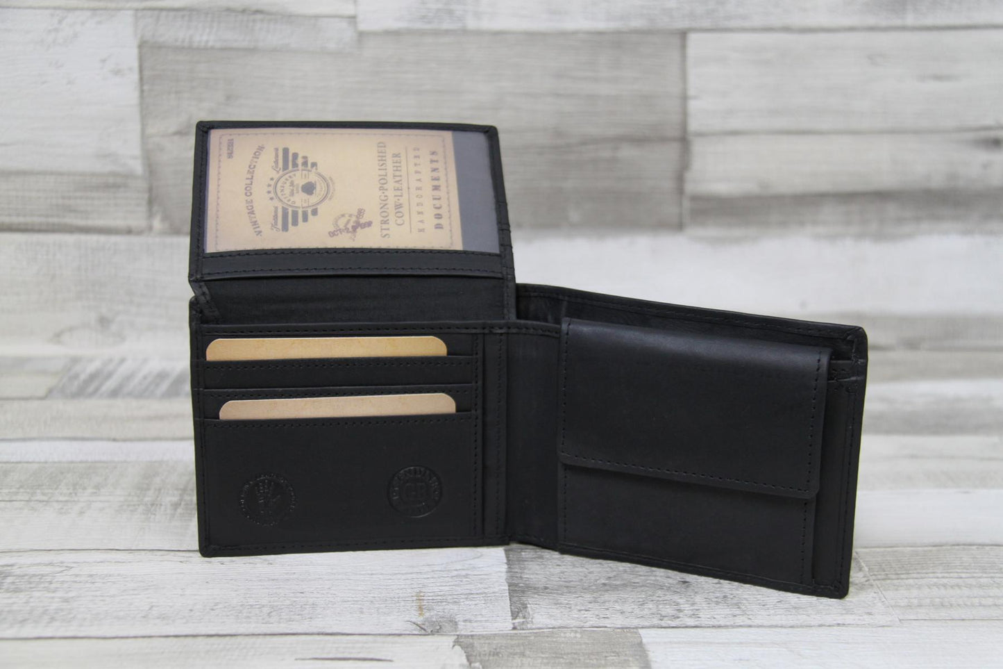 Greenburry Vintage RFID Scheintasche 2tlg. black