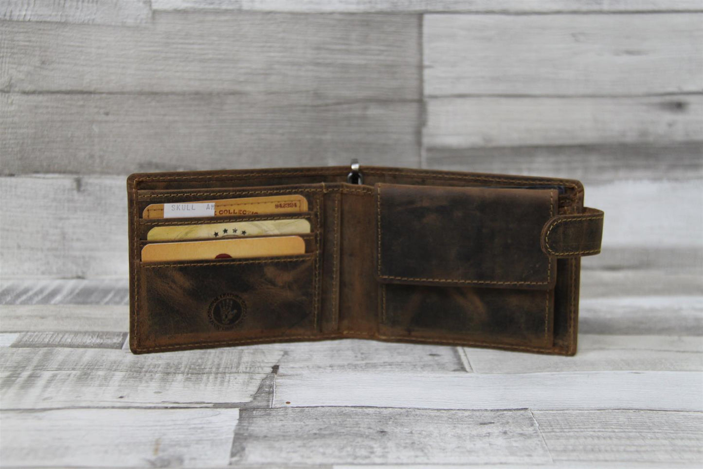 Greenburry Vintage Scheintasche 2tlg. Skull RFID mit Kette