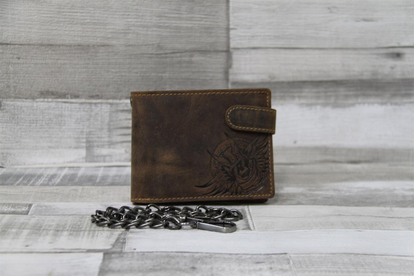Greenburry Vintage Scheintasche 2tlg. Skull RFID mit Kette
