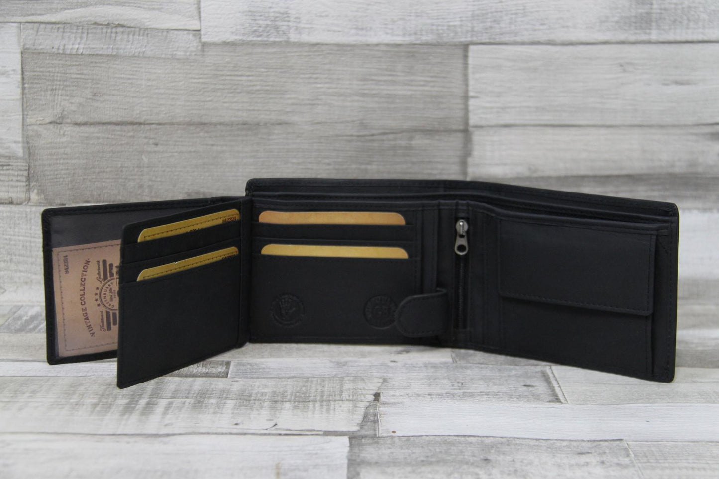 Greenburry Black Vintage Scheintasche "Save"