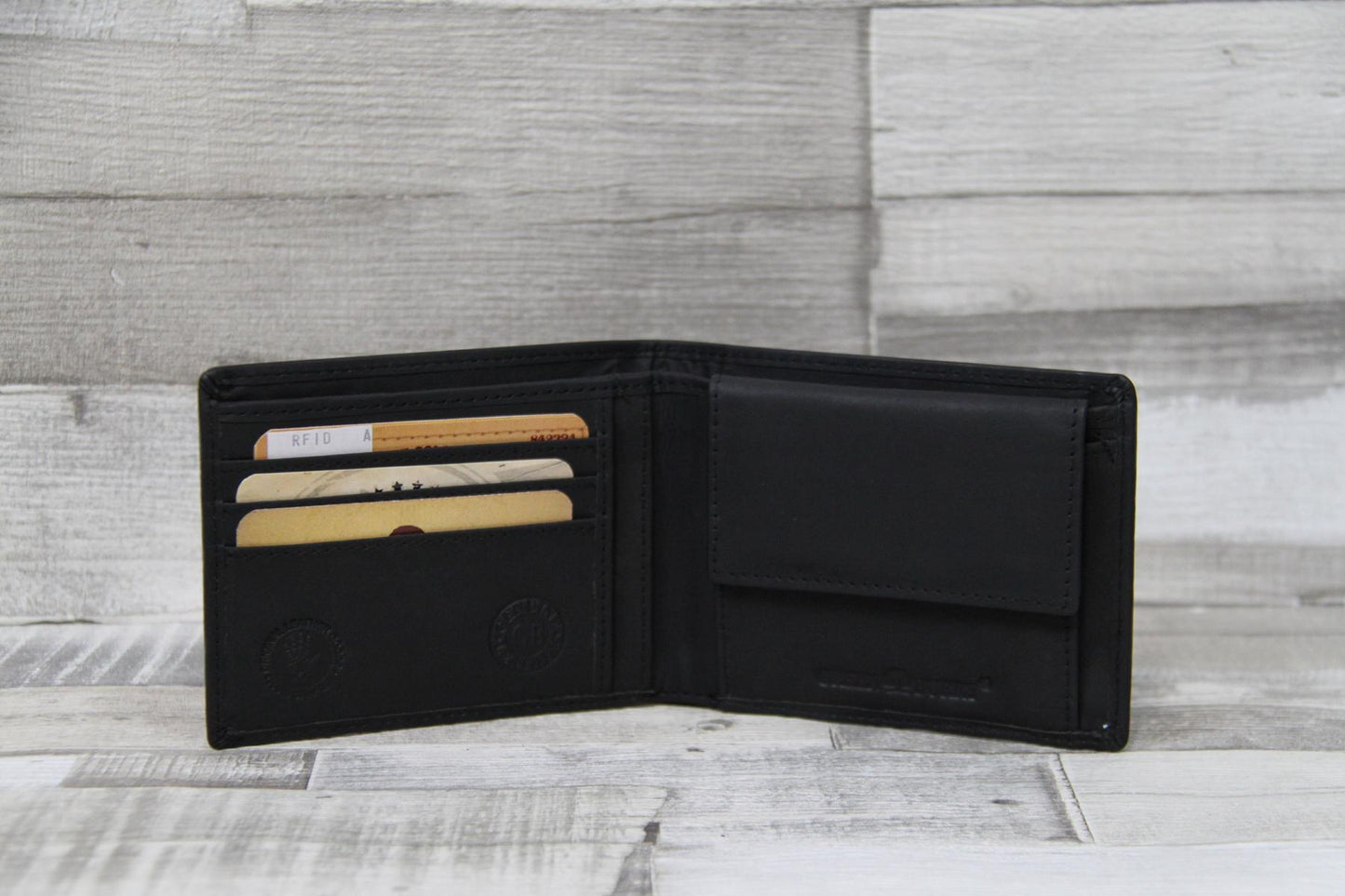 Greenburry Vintage RFID Scheintasche flach black