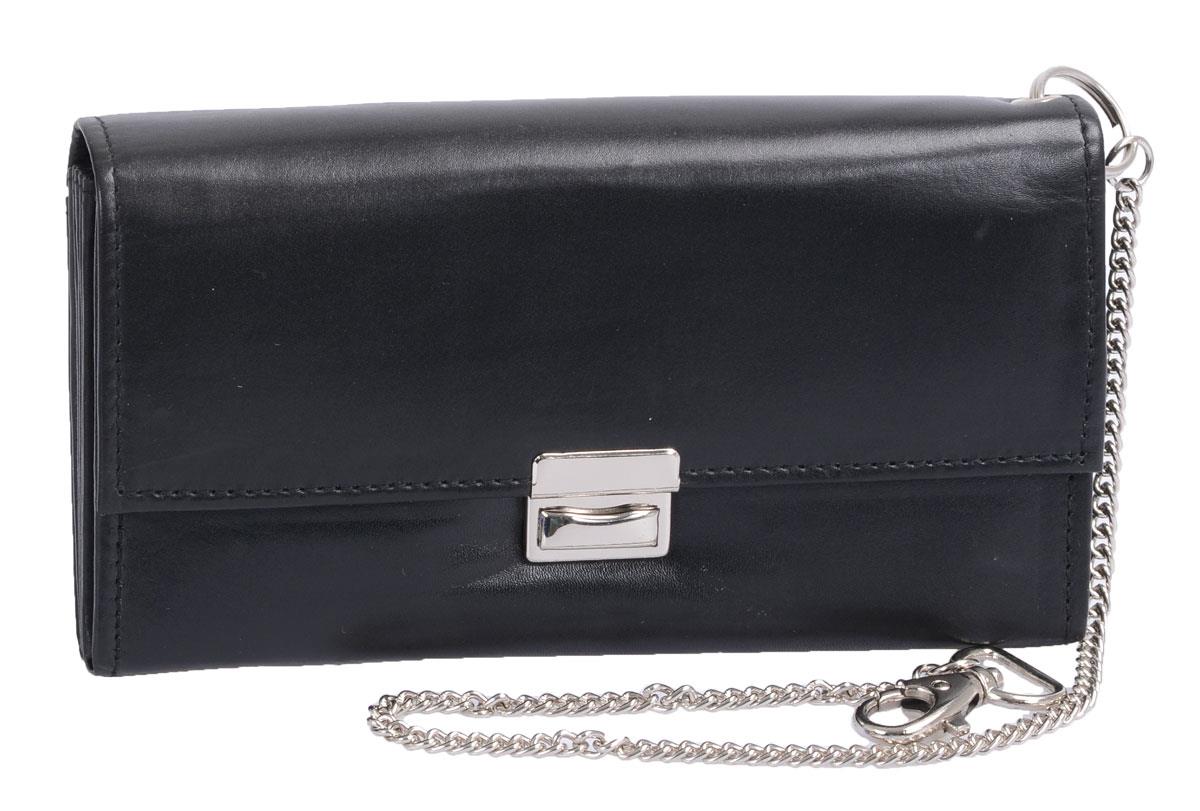 Wortmann Kellnerbörse mit Kette, schwarz