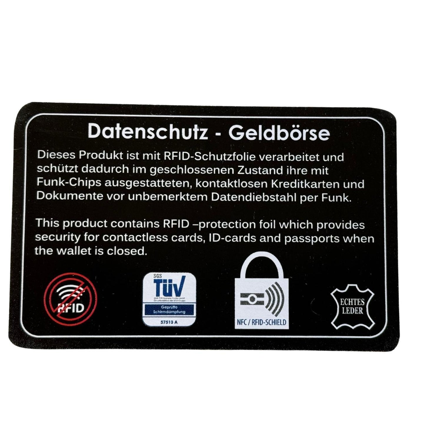 Elegante Kreditkartentasche aus braunem Leder mit Reißverschlussfach