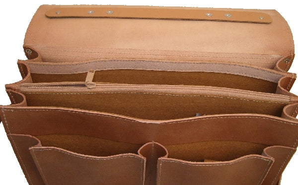 Thielemann XL Leder Aktentasche, hellbraun