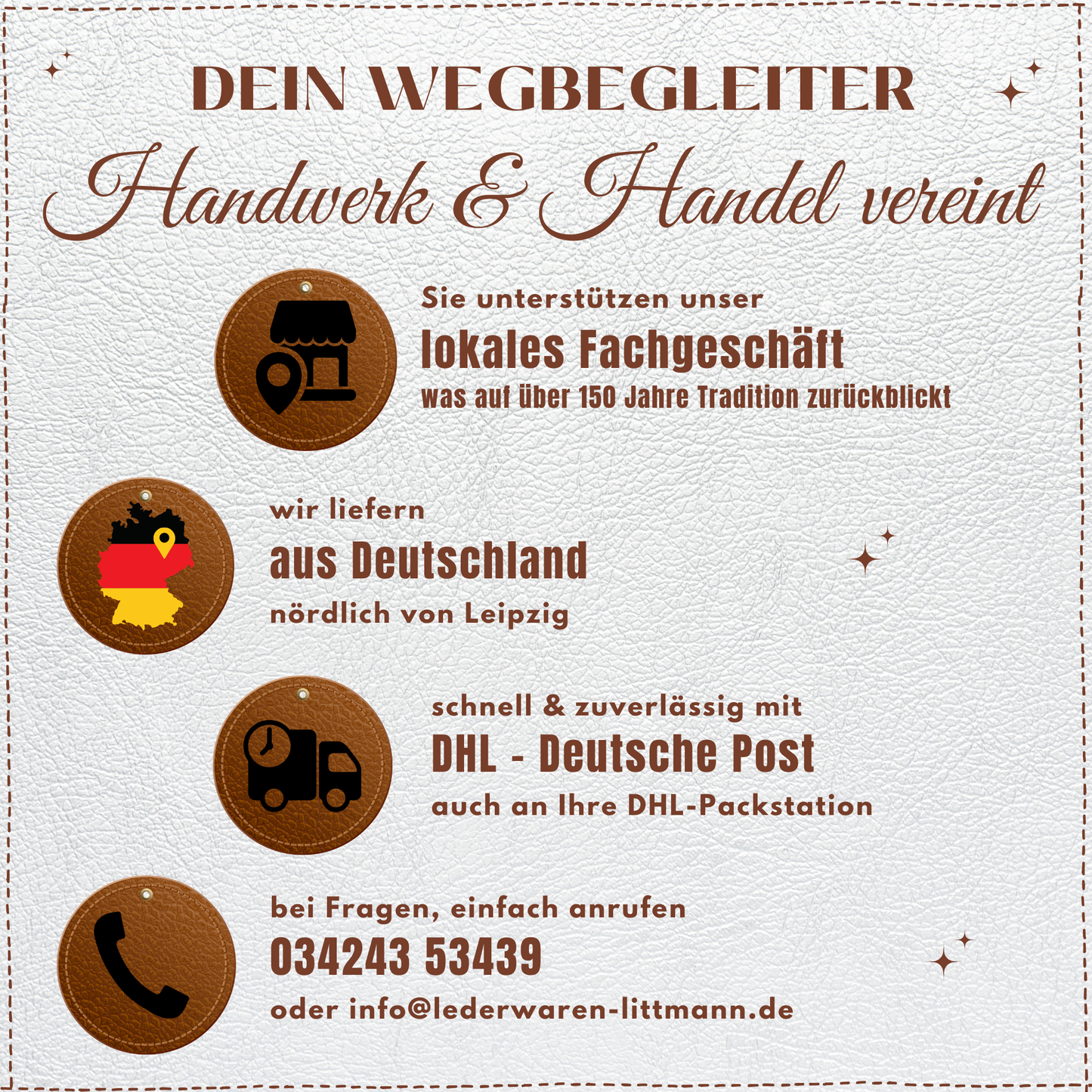 Schwarze Lederbörse mit Metall-Reißverschluss, Fotofenstern & vielen Fächern